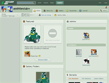 Tablet Screenshot of aosthfanclub.deviantart.com
