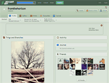 Tablet Screenshot of fromthehorizon.deviantart.com