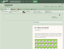 Tablet Screenshot of industrieller.deviantart.com
