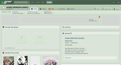 Desktop Screenshot of empty-phantom-poetry.deviantart.com