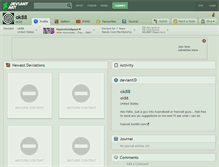 Tablet Screenshot of ok88.deviantart.com