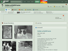 Tablet Screenshot of hidden-artist08-home.deviantart.com