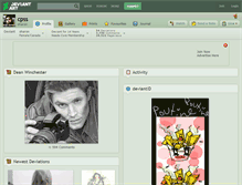Tablet Screenshot of cpss.deviantart.com