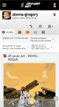 Mobile Screenshot of donna-gregory.deviantart.com