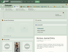 Tablet Screenshot of pinksoda1.deviantart.com