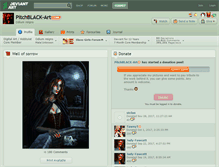 Tablet Screenshot of pitchblack-art.deviantart.com