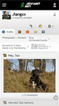 Mobile Screenshot of jiangxx.deviantart.com