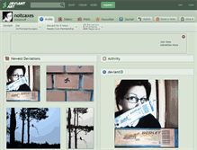 Tablet Screenshot of noitcaxes.deviantart.com