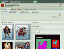Tablet Screenshot of chihuahuasinthemist.deviantart.com
