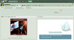 Desktop Screenshot of hamstertai.deviantart.com