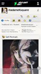 Mobile Screenshot of madameksquare.deviantart.com