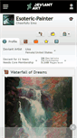 Mobile Screenshot of esoteric-painter.deviantart.com