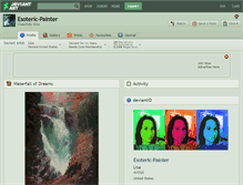 Tablet Screenshot of esoteric-painter.deviantart.com