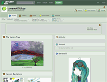 Tablet Screenshot of oceanexoxskye.deviantart.com