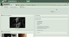 Desktop Screenshot of carlospinto.deviantart.com