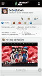 Mobile Screenshot of g-evolution.deviantart.com