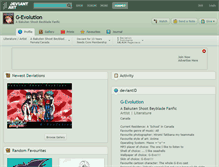 Tablet Screenshot of g-evolution.deviantart.com