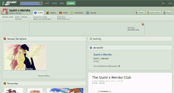 Desktop Screenshot of izumi-x-meroko.deviantart.com