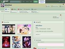 Tablet Screenshot of dollsoflace.deviantart.com