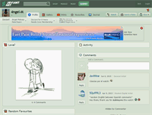 Tablet Screenshot of 4ngel-m.deviantart.com