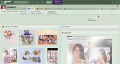 Desktop Screenshot of missglamo.deviantart.com