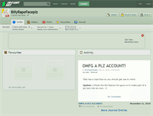 Tablet Screenshot of billyrapefaceplz.deviantart.com