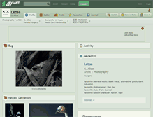 Tablet Screenshot of letisa.deviantart.com
