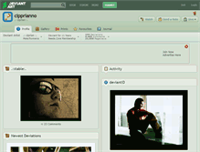 Tablet Screenshot of cipprianno.deviantart.com