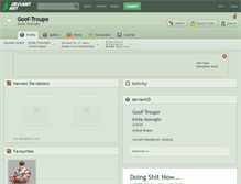 Tablet Screenshot of goof-troupe.deviantart.com