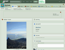 Tablet Screenshot of monican.deviantart.com