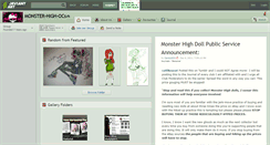 Desktop Screenshot of monster-high-ocs.deviantart.com