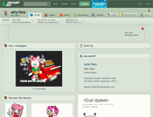 Tablet Screenshot of amy-fans.deviantart.com