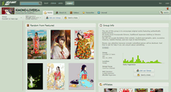 Desktop Screenshot of kimono-lovers.deviantart.com