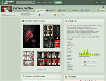 Tablet Screenshot of kimono-lovers.deviantart.com