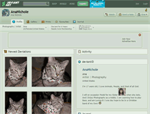 Tablet Screenshot of ananichole.deviantart.com