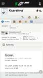 Mobile Screenshot of kisayamyst.deviantart.com
