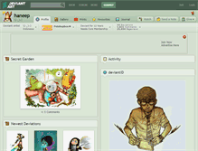 Tablet Screenshot of haneep.deviantart.com