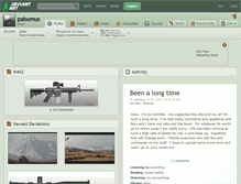 Tablet Screenshot of pabumus.deviantart.com