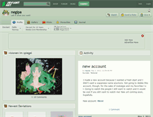 Tablet Screenshot of negipa.deviantart.com