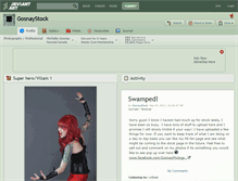 Tablet Screenshot of gosnaystock.deviantart.com