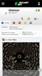 Mobile Screenshot of bhanson.deviantart.com