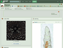 Tablet Screenshot of bhanson.deviantart.com