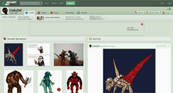 Desktop Screenshot of cosbydaf.deviantart.com