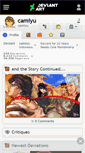 Mobile Screenshot of camiyu.deviantart.com