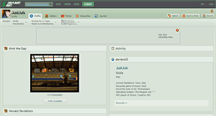 Desktop Screenshot of justjuls.deviantart.com