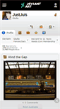 Mobile Screenshot of justjuls.deviantart.com