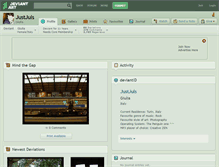 Tablet Screenshot of justjuls.deviantart.com