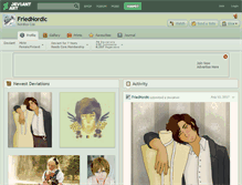 Tablet Screenshot of friednordic.deviantart.com