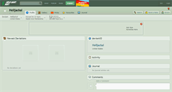 Desktop Screenshot of helljackal.deviantart.com