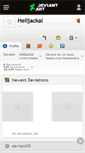 Mobile Screenshot of helljackal.deviantart.com